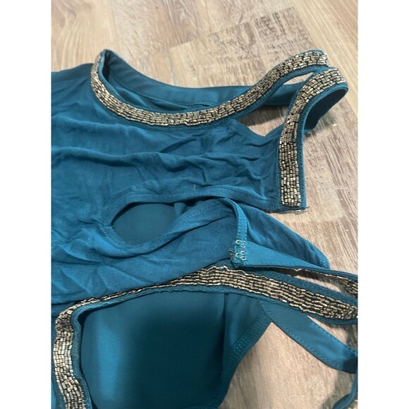 Express Tank Top Blouse with beads size xs dress wear - Picture 6 of 7